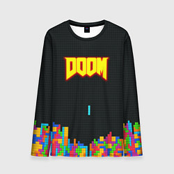 Лонгслив мужской Doom x tetrix коллабарация, цвет: 3D-принт