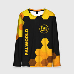 Мужской лонгслив Palworld - gold gradient вертикально