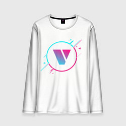Лонгслив мужской Vertex neon fire, цвет: 3D-принт