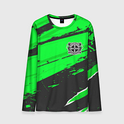 Лонгслив мужской Bayer 04 sport green, цвет: 3D-принт