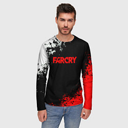 Лонгслив мужской Farcry текстура краски, цвет: 3D-принт — фото 2