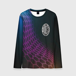 Лонгслив мужской AC Milan футбольная сетка, цвет: 3D-принт