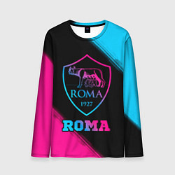 Лонгслив мужской Roma - neon gradient, цвет: 3D-принт