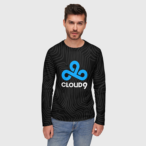 Мужской лонгслив Cloud9 hi-tech / 3D-принт – фото 3
