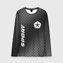 Лонгслив мужской Jeep sport carbon, цвет: 3D-принт