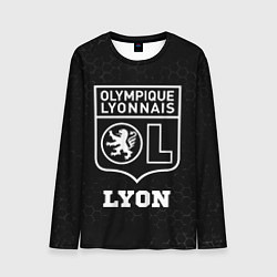 Лонгслив мужской Lyon sport на темном фоне, цвет: 3D-принт