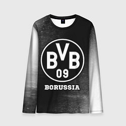 Мужской лонгслив Borussia sport на темном фоне