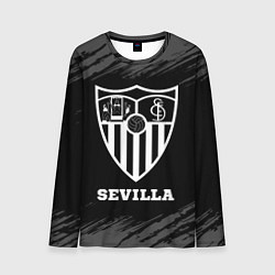 Лонгслив мужской Sevilla sport на темном фоне, цвет: 3D-принт