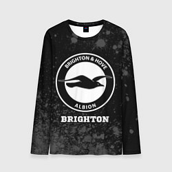 Лонгслив мужской Brighton sport на темном фоне, цвет: 3D-принт