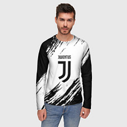 Лонгслив мужской Juventus краски, цвет: 3D-принт — фото 2