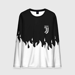 Лонгслив мужской Juventus fire, цвет: 3D-принт