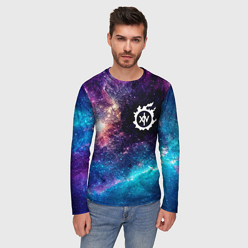 Мужской лонгслив Final Fantasy space game / 3D-принт – фото 3