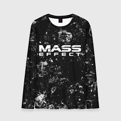 Лонгслив мужской Mass Effect black ice, цвет: 3D-принт