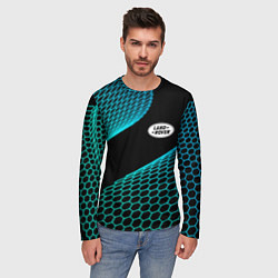 Лонгслив мужской Land Rover electro hexagon, цвет: 3D-принт — фото 2