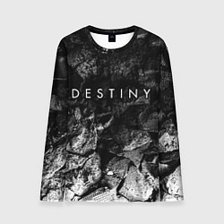 Лонгслив мужской Destiny black graphite, цвет: 3D-принт