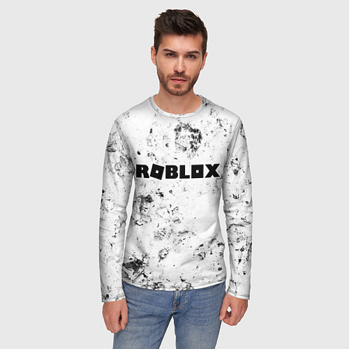 Мужской лонгслив Roblox dirty ice / 3D-принт – фото 3