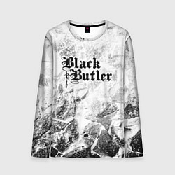 Лонгслив мужской Black Butler white graphite, цвет: 3D-принт