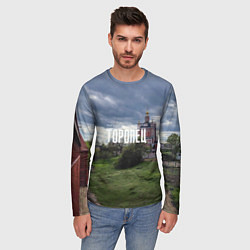 Лонгслив мужской Торопец Корсунско-Богородский собор, цвет: 3D-принт — фото 2