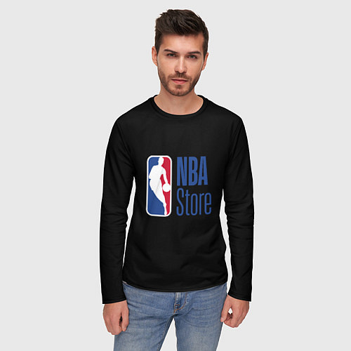 Мужской лонгслив NBA store / 3D-принт – фото 3