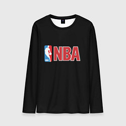 Лонгслив мужской NBA logo, цвет: 3D-принт