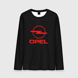 Лонгслив мужской Opel red logo auto, цвет: 3D-принт