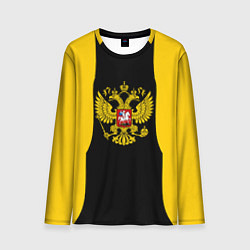 Лонгслив мужской Имперская Россия краски герб, цвет: 3D-принт