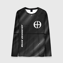 Мужской лонгслив Blue Exorcist metal anime lines