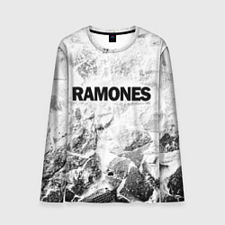 Лонгслив мужской Ramones white graphite, цвет: 3D-принт