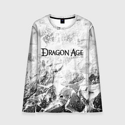 Мужской лонгслив Dragon Age white graphite