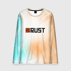 Лонгслив мужской RUST gradient, цвет: 3D-принт