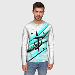 Лонгслив мужской Doom logo палач, цвет: 3D-принт — фото 2