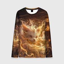 Лонгслив мужской Волшебный дух лисенок, цвет: 3D-принт