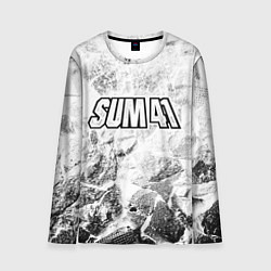 Лонгслив мужской Sum41 white graphite, цвет: 3D-принт