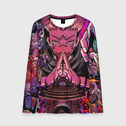 Мужской лонгслив Магическая битва Сукуна расширение территории