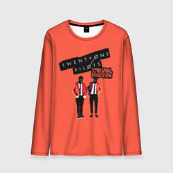 Лонгслив мужской Twenty one pilots emotional roadshow, цвет: 3D-принт