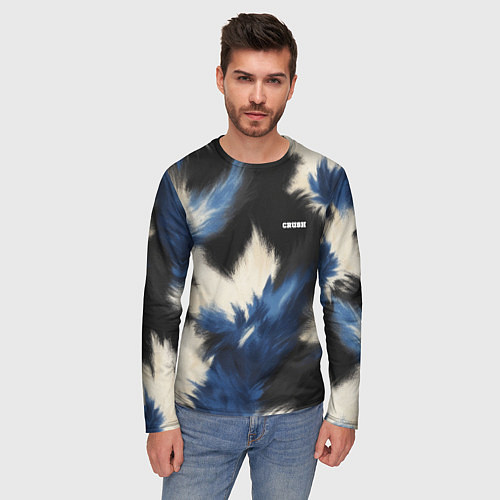 Мужской лонгслив Crush 01 / 3D-принт – фото 3