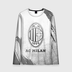 Лонгслив мужской AC Milan - white gradient, цвет: 3D-принт