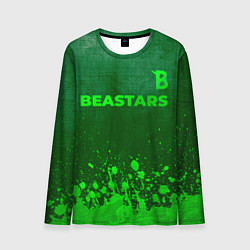 Лонгслив мужской Beastars - green gradient посередине, цвет: 3D-принт