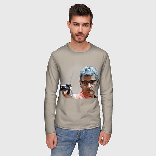 Мужской лонгслив Стрелок Юсуф Дикеч на Олимпиаде во франции / 3D-принт – фото 3