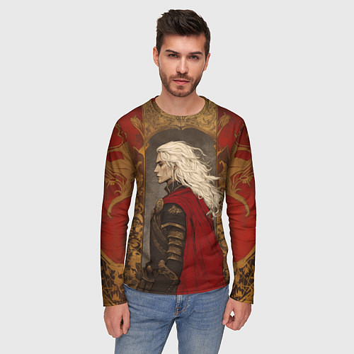 Мужской лонгслив Дампир Алукард / 3D-принт – фото 3