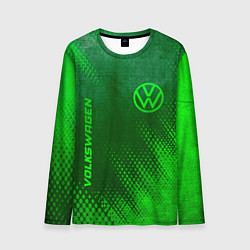 Лонгслив мужской Volkswagen - green gradient вертикально, цвет: 3D-принт