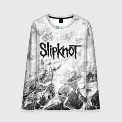 Мужской лонгслив Slipknot white graphite