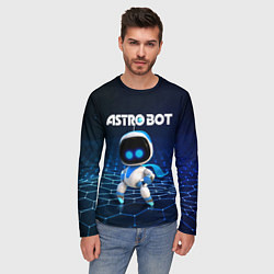 Лонгслив мужской Астро бот, цвет: 3D-принт — фото 2