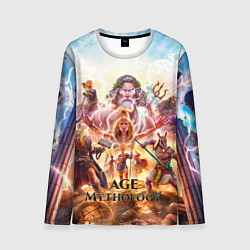Лонгслив мужской Age of mythology персонажи, цвет: 3D-принт