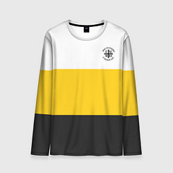 Лонгслив мужской Мы русские с нами Бог НИКА 2 черная патриоты, цвет: 3D-принт