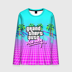 Лонгслив мужской Vice city tropic collection, цвет: 3D-принт