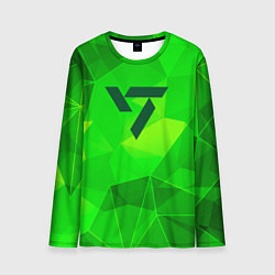 Лонгслив мужской Seventeen green poly, цвет: 3D-принт