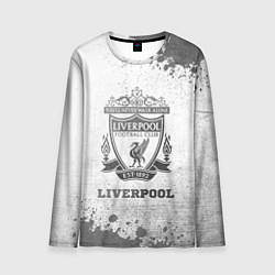 Лонгслив мужской Liverpool - white gradient, цвет: 3D-принт