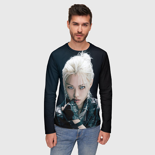 Мужской лонгслив Stray Kids Felix Giant concept / 3D-принт – фото 3