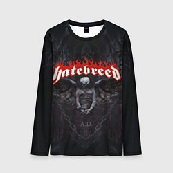 Лонгслив мужской Hatebreed hardcore, цвет: 3D-принт